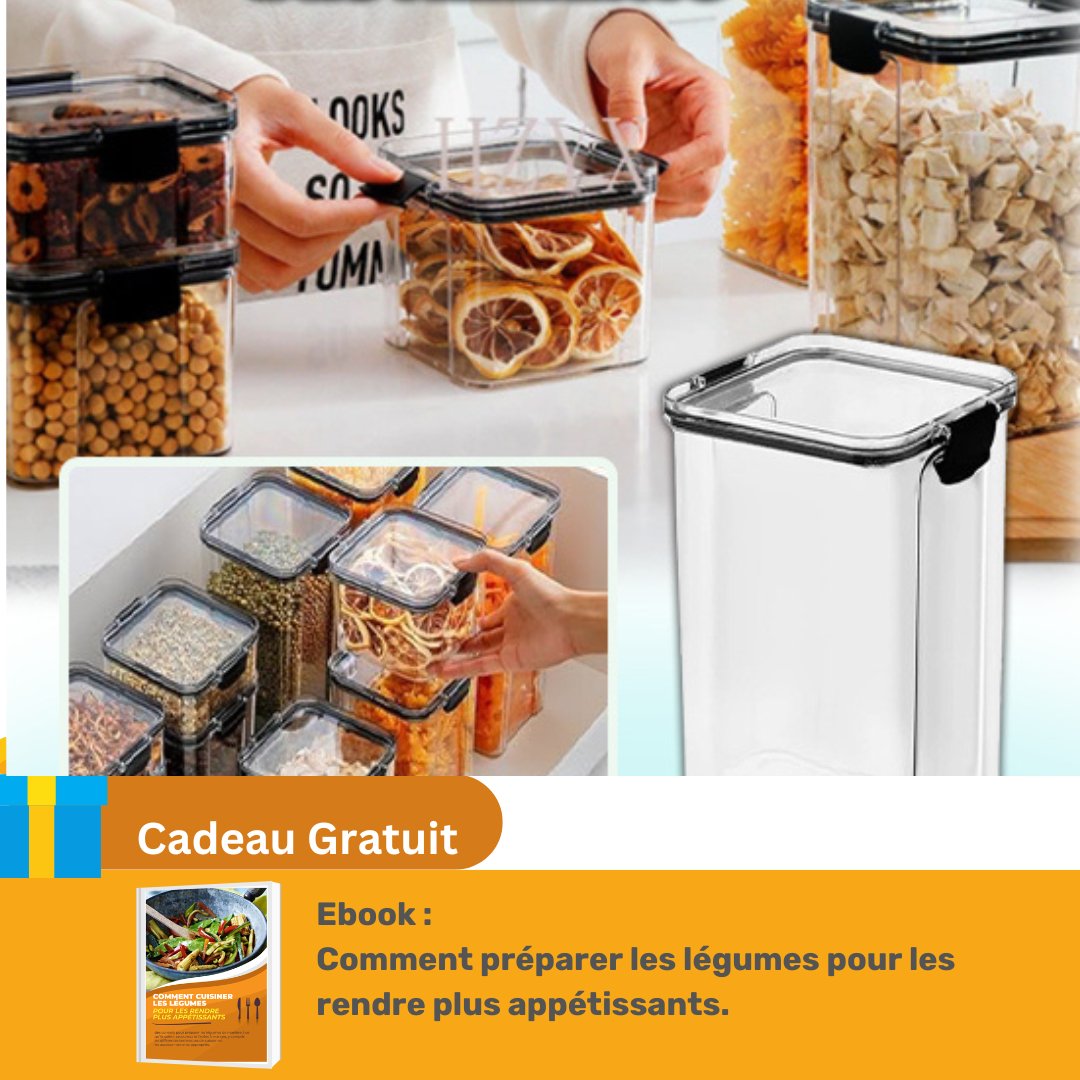 FoodStorage™ - boite de conservation alimentaire | Rangement - Collection cuisine